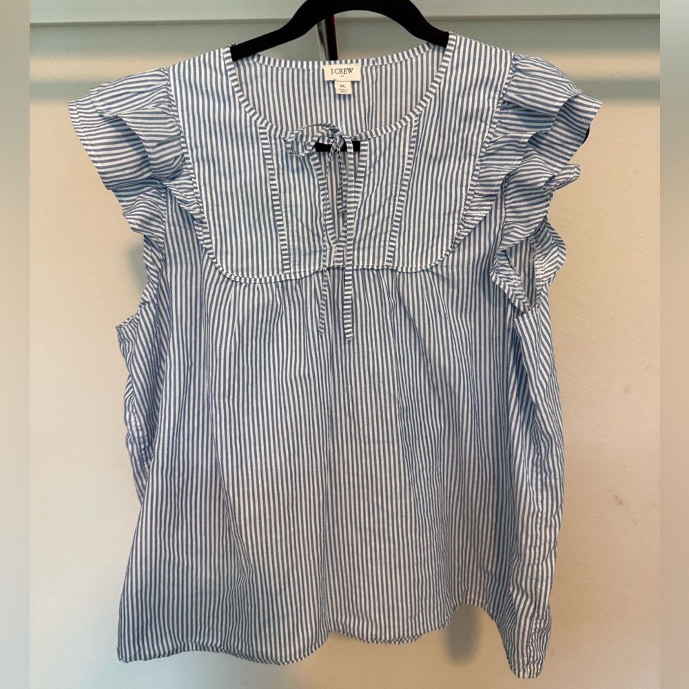 J. Crew Coral and Green Eyelet Blouses Bundle - Picture 10 of 10